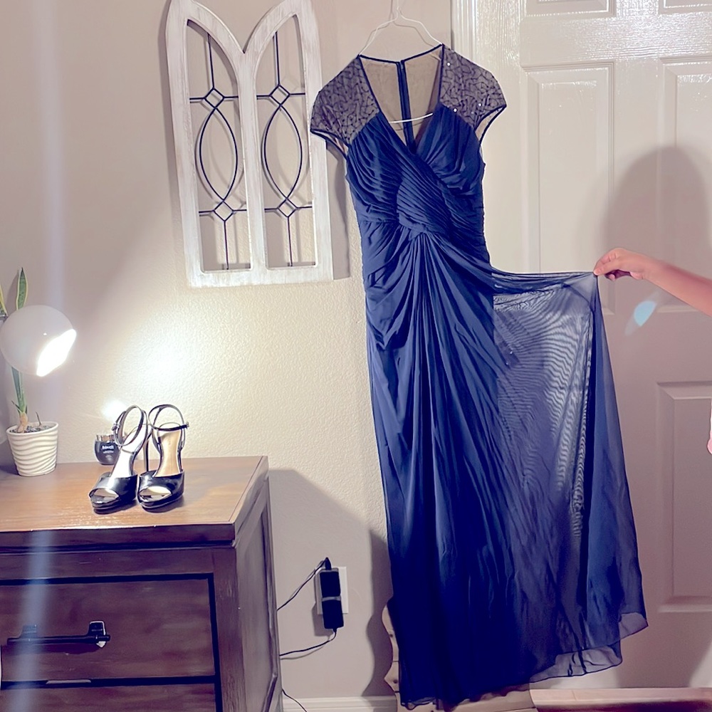 Evening ball dress, sequin